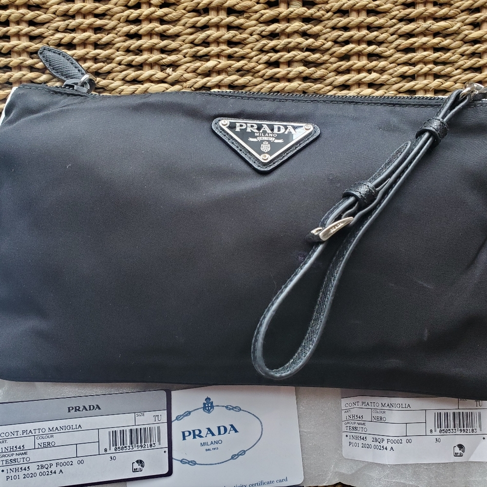 Prada black Envelope wristlet - Picture 3 of 7